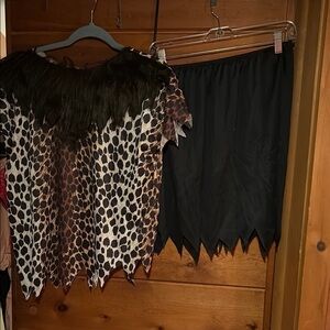 Cavewoman Costume with wig